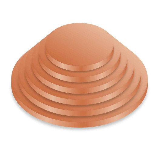 Bonzos Drum Round 10" Rose Gold Bonzos Drum Round 10" Rose Gold