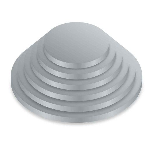 Bonzos Drum Lightweight Round 12" Silver Bonzos Drum Lightweight Round 12" Silver