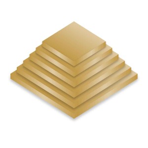 Drum Square 14" Gold