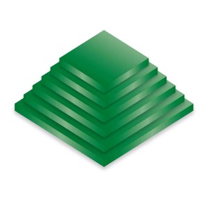 Drum Square 14" Green