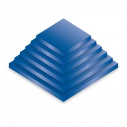 Drum Square 14" Royal Blue