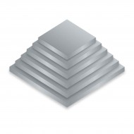 Drum Square 14" Silver