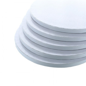 Drum Round 10" White x5