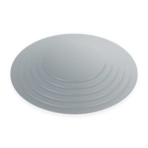 Single Thick Board Round 9" Silver