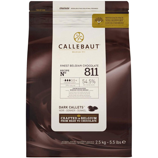 Callebaut Finest Belgian Dark Chocolate 2.5kg Callets™