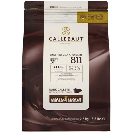 Callebaut Finest Belgian Dark Chocolate 2.5kg Callets™