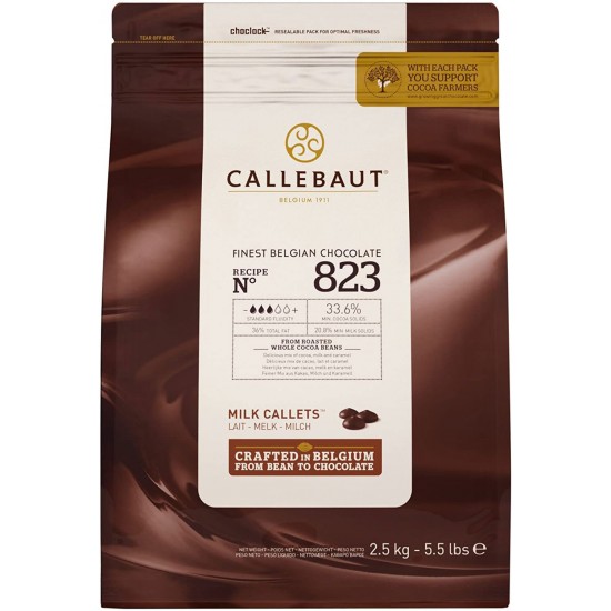 Callebaut Finest Belgian Milk Chocolate 2.5kg Callets™
