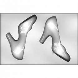 Chocolate Mould Shoe High Heels 3D 8"