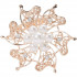 Diamante/Pearl Fashion Brooch Rose Gold