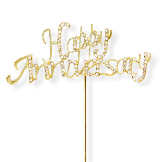 Bonzos Diamante Happy Anniversary Gold