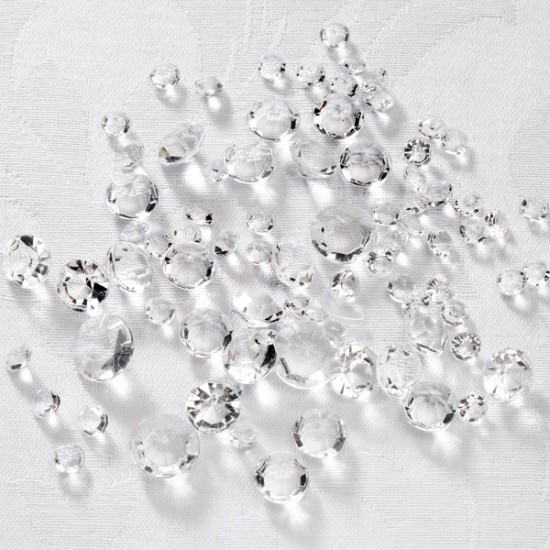 Bonzos Table Sprinkles Clear Diamond Various 100g