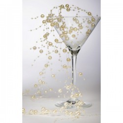 Garland Bead Pearl Ivory 2m