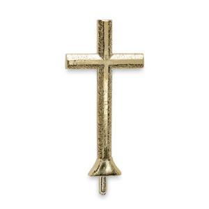 Cross on Stem Gold Cross on Stem Gold
