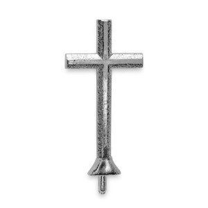 Cross on Stem Silver Cross on Stem Silver