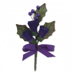 Thistle Spray on Stem