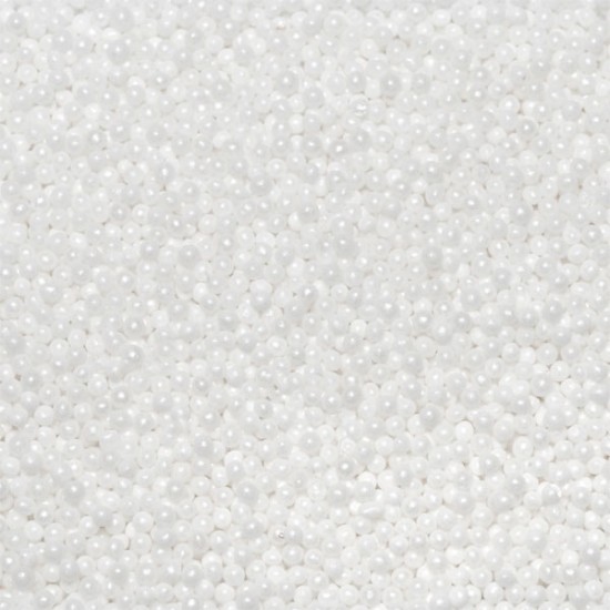 Club Green Sugar Pearls 2mm White 100g