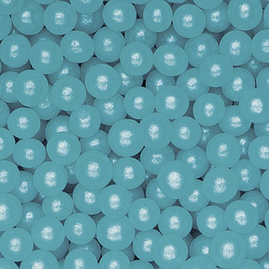 Bonzos Sugar Pearls 4mm Blue 100g