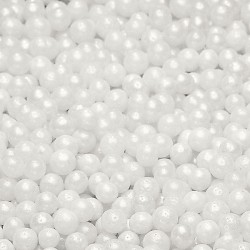 Sugar Pearls 6mm White 100g