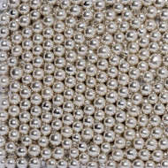 Sugar Balls 6mm Metallic Silver 100g
