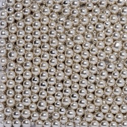 Sugar Balls 6mm Metallic Silver 100g