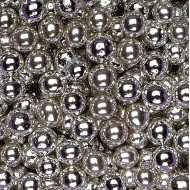 Sugar Balls 8mm Metallic Silver 100g