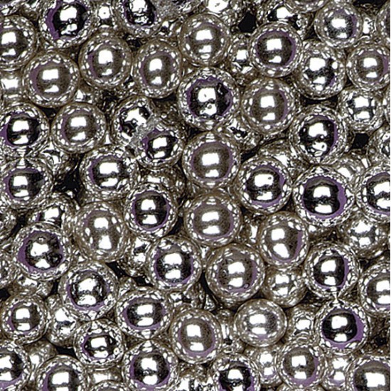 Bonzos Sugar Balls 8mm Metallic Silver 100g