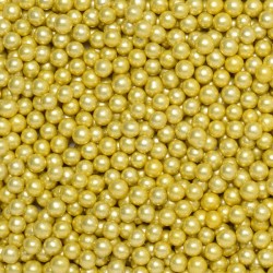 Sugar Balls 6mm Metallic Gold 100g