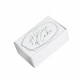 Club Green Cake Box Favour Portion White & Gold Pack 10