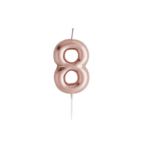 Club Green Candle No 8 Rose Gold