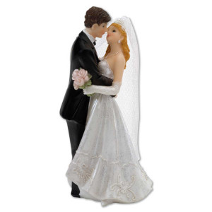 Figurine Bride & Groom Kiss Figurine Bride & Groom Kiss