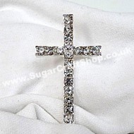 Diamante Cross on Stem