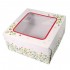 Christmas Cake Window Box 8"