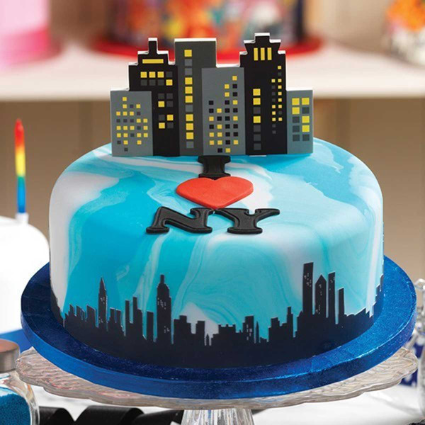 Culpitt Skyline Gumpaste Cake Topper Culpitt Skyline Gumpaste Cake Topper
