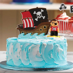 Pirate Ship Topper Gumpaste