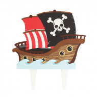 Pirate Ship Topper Gumpaste