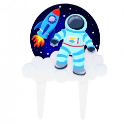 Spaceman Gumpaste Cake Topper