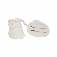 Baby Shoes White Bootee