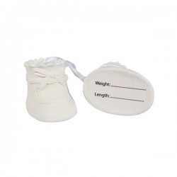 Baby Shoes White Bootee
