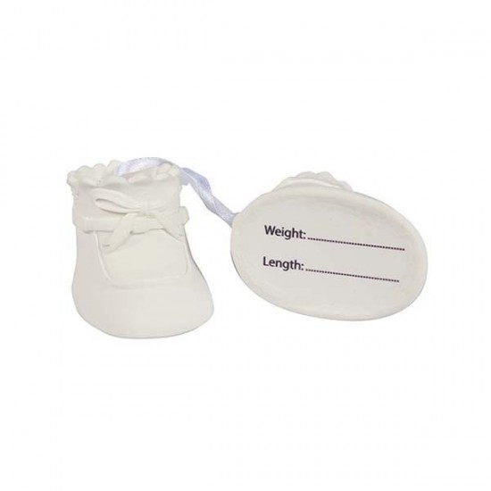 Cake Star Baby Shoes White Bootee