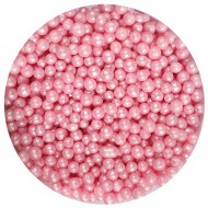 Sugar Pearls 4mm Pink 100g