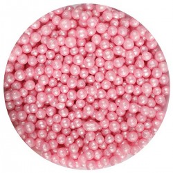 Sugar Pearls 4mm Pink 100g