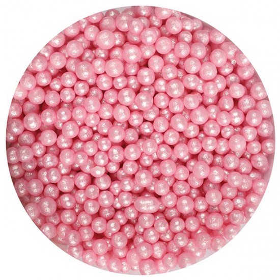 Culpitt Sugar Pearls 4mm Pink 100g