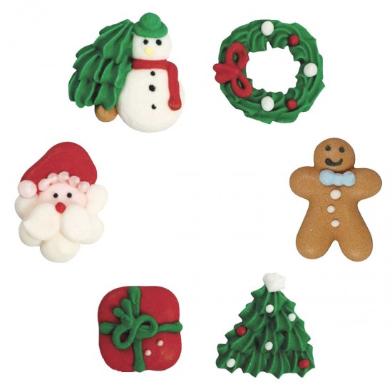 Culpitt Sugar Decs Christmas Mix x 24