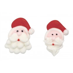 Sugar Decs Santa Heads x20