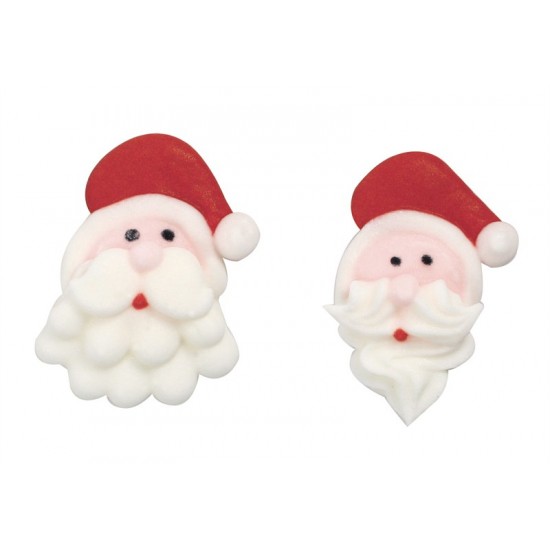 Culpitt Sugar Decs Santa Heads x20