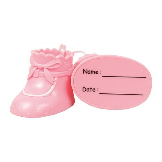 Cake Star Baby Shoes Pink Bootee