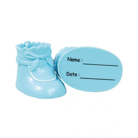Cake Star Baby Shoes Blue Bootee