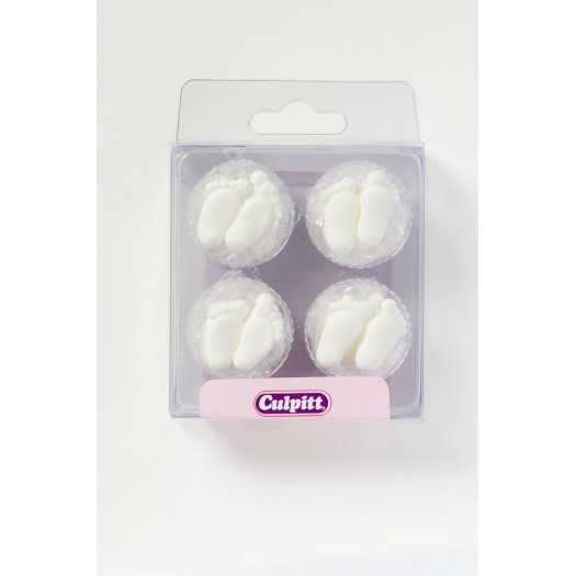 Culpitt Sugar Baby Feet x12 Pairs White Culpitt Sugar Baby Feet x12 Pairs White