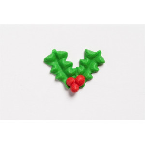 Sugar Decs Holly Berry x25