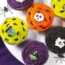 Sugar Decs Halloween Faces x25